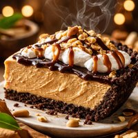 Peanut Butter Luster Pie