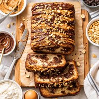 Peanut Butter Marble Cake