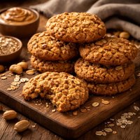 Peanut Butter Oat Bran Cookies