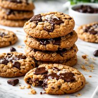Peanut Butter Oatmeal Chocolate Chunk Cookies