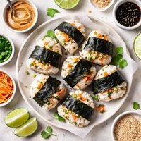 Peanut Butter Onigiri Rice Ball