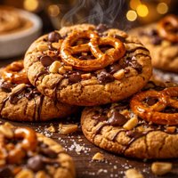 Peanut Butter Pretzel Cookies