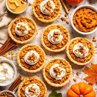 Peanut Butter Pumpkin Pies
