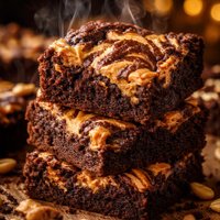 Peanut Butter Swirl Brownies