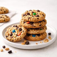 Peanut Butter Trail Mix Cookies