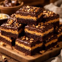 Peanut Butter Truffle Brownies