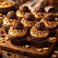 Peanut Butter Truffle Cupcakes