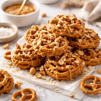 Peanut Butterscotch Pretzel Snacks