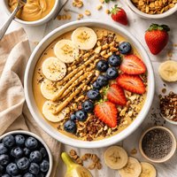 Peanut Buttery Banana Bowl