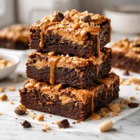 Peanut Buttery Chewy Gooey Brownies