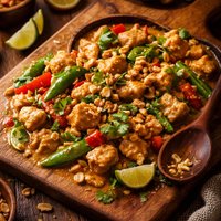Peanut Chicken Saute