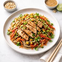 Peanut Chicken Soba Salad