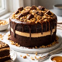 Peanut Chocolate Cake