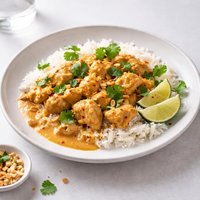 Peanut Coconut Chicken Curry Lower Fat