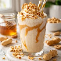 Peanut Honey Milk Shake
