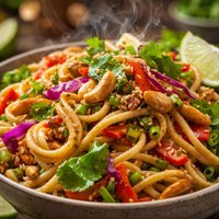 Peanut Lime Noodle Salad