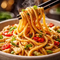 Peanutty Sesame Noodles