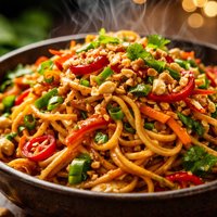 Peanutty Spicy Noodle Salad