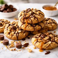 Peanuty Rolo Cookies