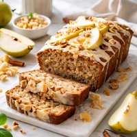 Pear and Ginger Quick Bread