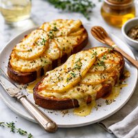 Pear and Mustard Rarebit