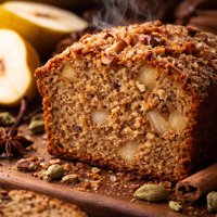 Pear Cardamom Bread