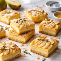Pear Custard Bars