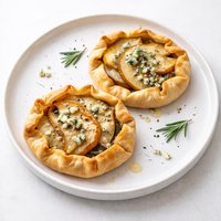 Pear Roquefort and Rosemary French Galettes Tartelettes