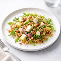 Pear Walnut Rice Salad