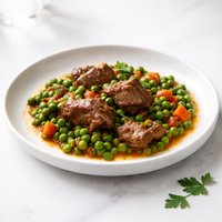 Peas and Lamb Bisila Bil La7ma Fil Forn