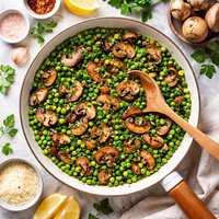 Peas with Mushrooms