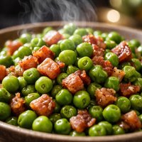 Peas with Pancetta
