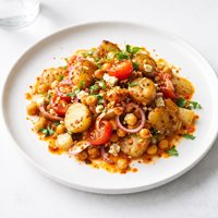 Peasant Potato Salad with Harissa Vinaigrette