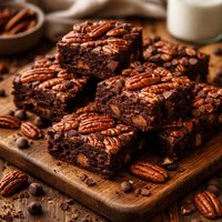 Pecan and Choc Bit Brownies