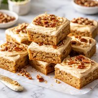 Pecan Blondies with Browned Butter Frosting