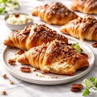 Pecan Cream Cheese Croissants