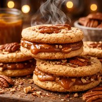 Pecan Dulche De Leche Sandwich Cookies