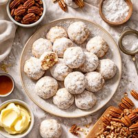 Pecan Puffs Aka Mexican Wedding Cakes or Russian Tea Cakes