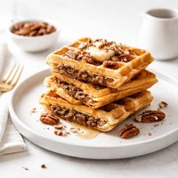 Pecan Stuffed Waffles