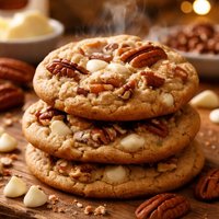 Pecan White Chocolate Chip Cookies