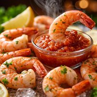 Peel and Eat Shrimp with Spicy Cocktail Sauce