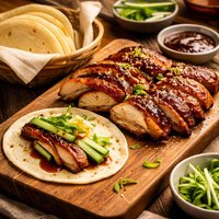 Peking Chicken with Mandarin Pancake