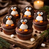 Penguin Cupcakes