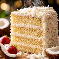 Peninsula Grill Giant Coconut Layer Cake