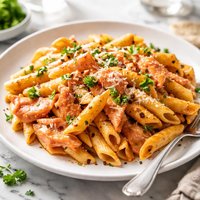 Penne Ala Vodka and Smoked Salmon