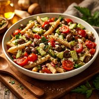 Penne Mediterranean Delight Salad Diabetic Friendly