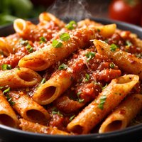 Penne Pasta with Marinara Sauce