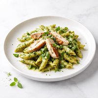 Penne with Chicken and Fresh Herb Sauce