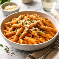Penne with Creamy Vodka Sauce