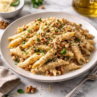Penne with Creamy Walnut Sauce